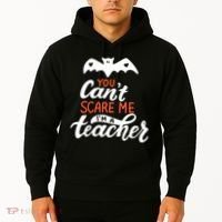 You Can't Scare Me I'm A Teacher Bat Hoodie thumb 2