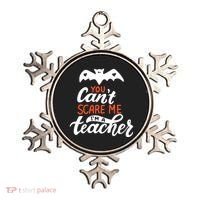 You Can't Scare Me I'm A Teacher Bat Ornament thumb 0