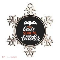 You Can't Scare Me I'm A Teacher Bat Ornament thumb 0
