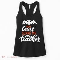 You Can't Scare Me I'm A Teacher Bat Women's Tank Top thumb 0