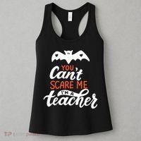 You Can't Scare Me I'm A Teacher Bat Women's Tank Top thumb 3