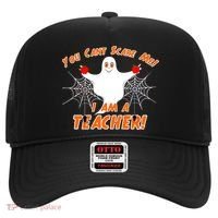 You Can't Scare Me I'm a Teacher Halloween Ghost Spiders Hat thumb 0