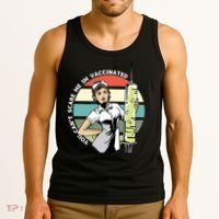 You Can't Scare Me I'm Vaccinated Nurse Tank Top thumb 3