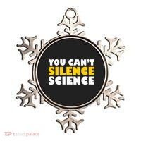 You Can't Silence Science! Resist Protest Ornament thumb 0