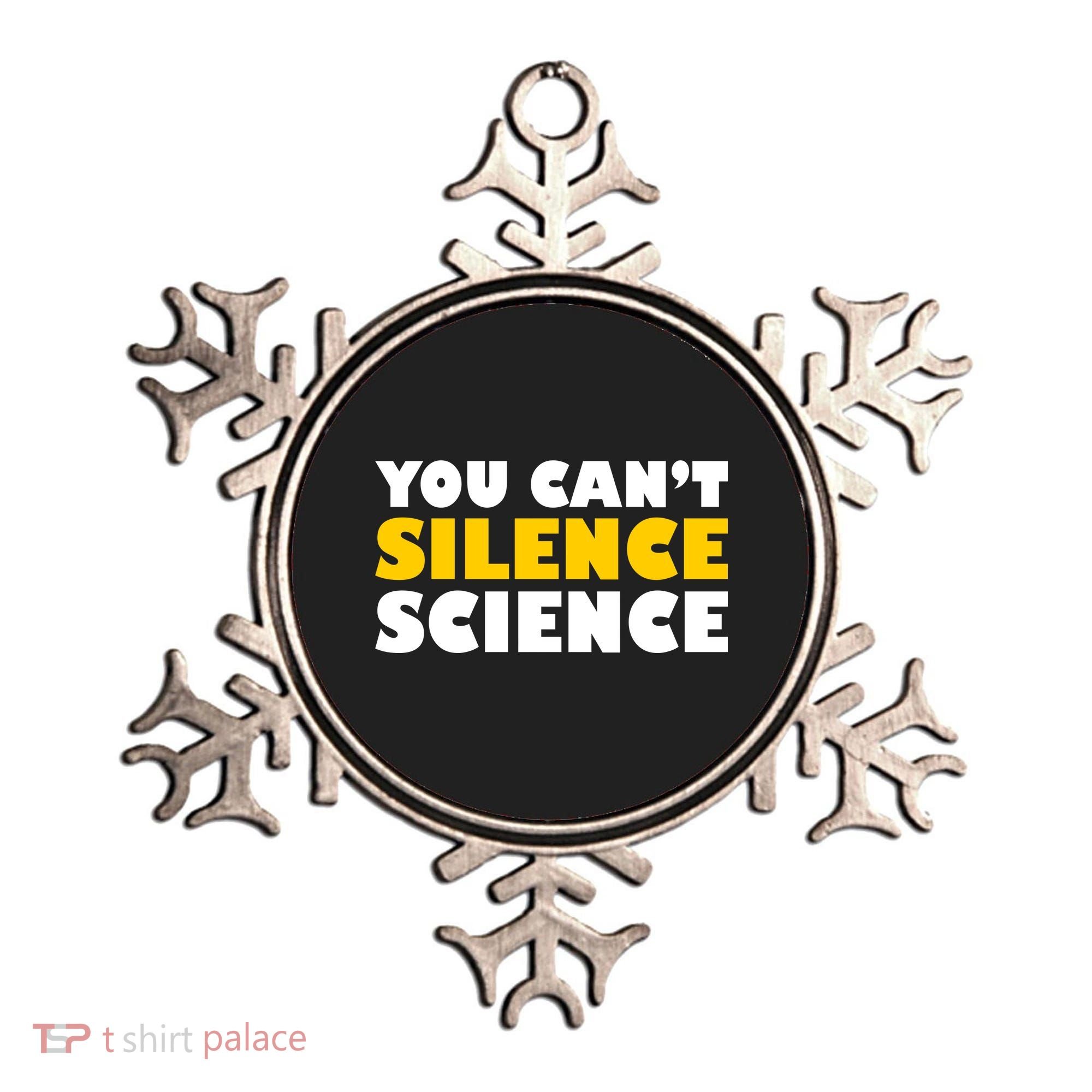 You Can't Silence Science! Resist Protest Ornament