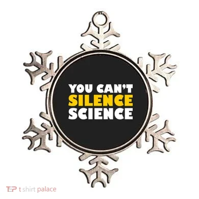 You Can't Silence Science! Resist Protest Ornament