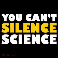 You Can't Silence Science! Resist Protest Women's Long Sleeve Shirt thumb 2