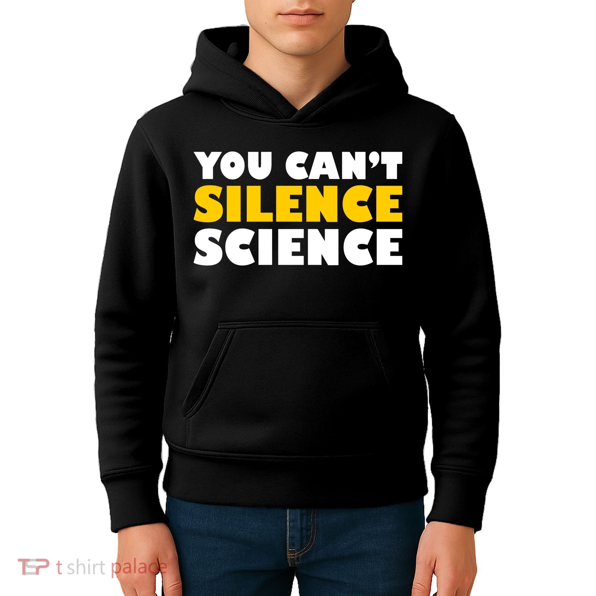 You Can't Silence Science! Resist Protest Kids Hoodie