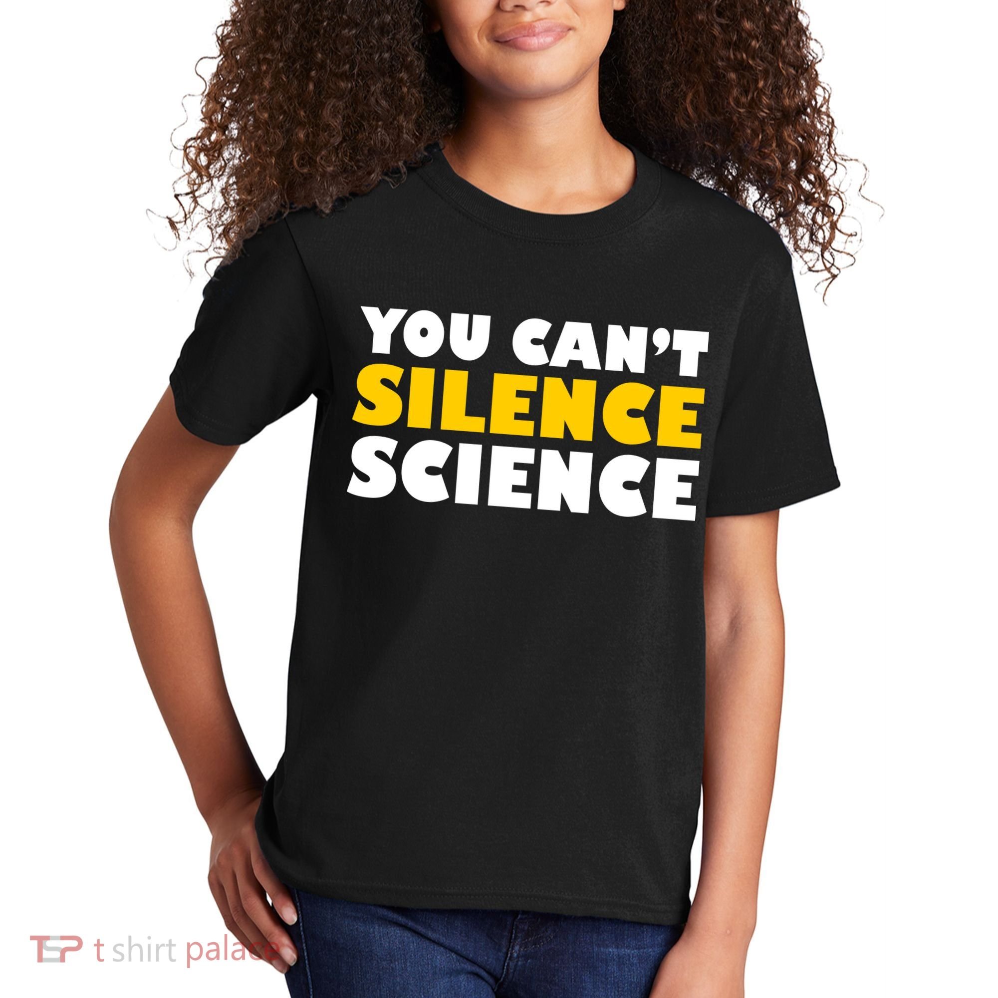 You Can't Silence Science! Resist Protest Kids T-Shirt