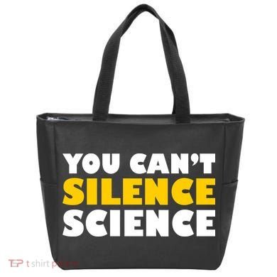 You Can't Silence Science! Resist Protest Tote Bag