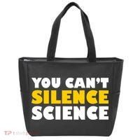 You Can't Silence Science! Resist Protest Tote Bag thumb 0