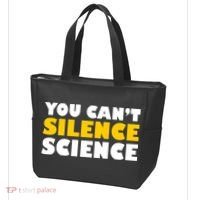 You Can't Silence Science! Resist Protest Tote Bag thumb 3
