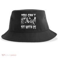 You Can't Sit With Us Classic Horror Villains Sustainable Bucket Hat thumb 0