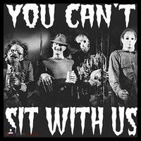 You Can't Sit With Us Classic Horror Villains Baby Long Sleeve Bodysuit thumb 2