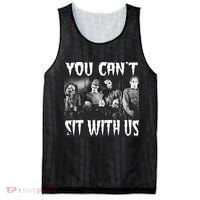 You Can't Sit With Us Classic Horror Villains Mesh Reversible Basketball Jersey Tank thumb 0