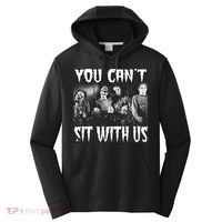You Can't Sit With Us Classic Horror Villains Performance Fleece Hoodie thumb 0