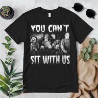 You Can't Sit With Us Classic Horror Villains Premium T-Shirt thumb 2
