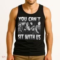 You Can't Sit With Us Classic Horror Villains Tank Top thumb 3