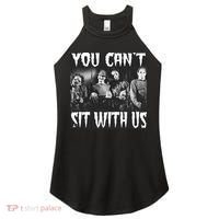 You Can't Sit With Us Classic Horror Villains Women's Perfect Tri Rocker Tank thumb 0