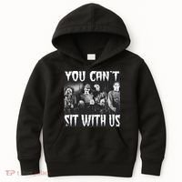 You Can't Sit With Us Classic Horror Villains Kids Hoodie thumb 0