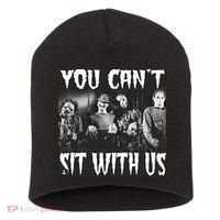 You Can't Sit With Us Classic Horror Villains Short Acrylic Beanie thumb 0