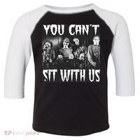 You Can't Sit With Us Classic Horror Villains Toddler Fine Jersey T-Shirt thumb 0