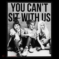 You Can't Sit With Us Funny Witch Movie Hoodie thumb 7