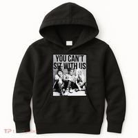 You Can't Sit With Us Funny Witch Movie Kids Hoodie thumb 0