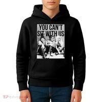 You Can't Sit With Us Funny Witch Movie Kids Hoodie thumb 4