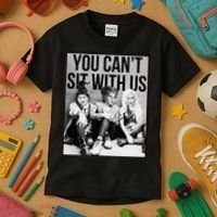 You Can't Sit With Us Funny Witch Movie Kids T-Shirt thumb 3