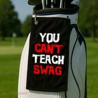 You Can't Teach Swag Golf Towel thumb 2