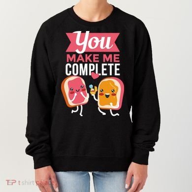 You Complete Me Peanut Butter Jelly Women's Sweatshirt