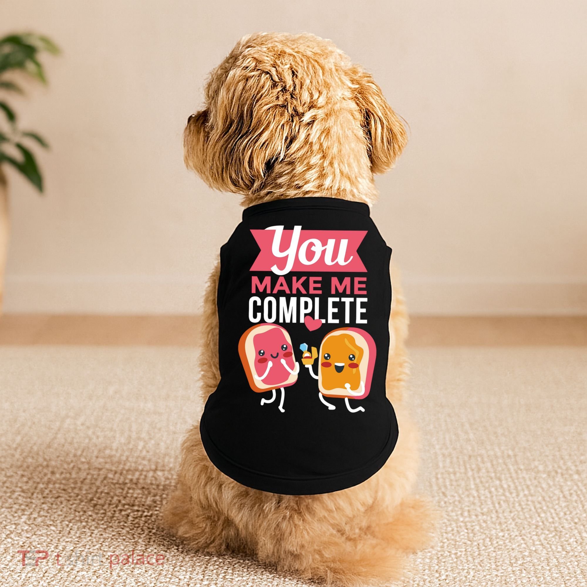 You Complete Me Peanut Butter Jelly Doggie Tank