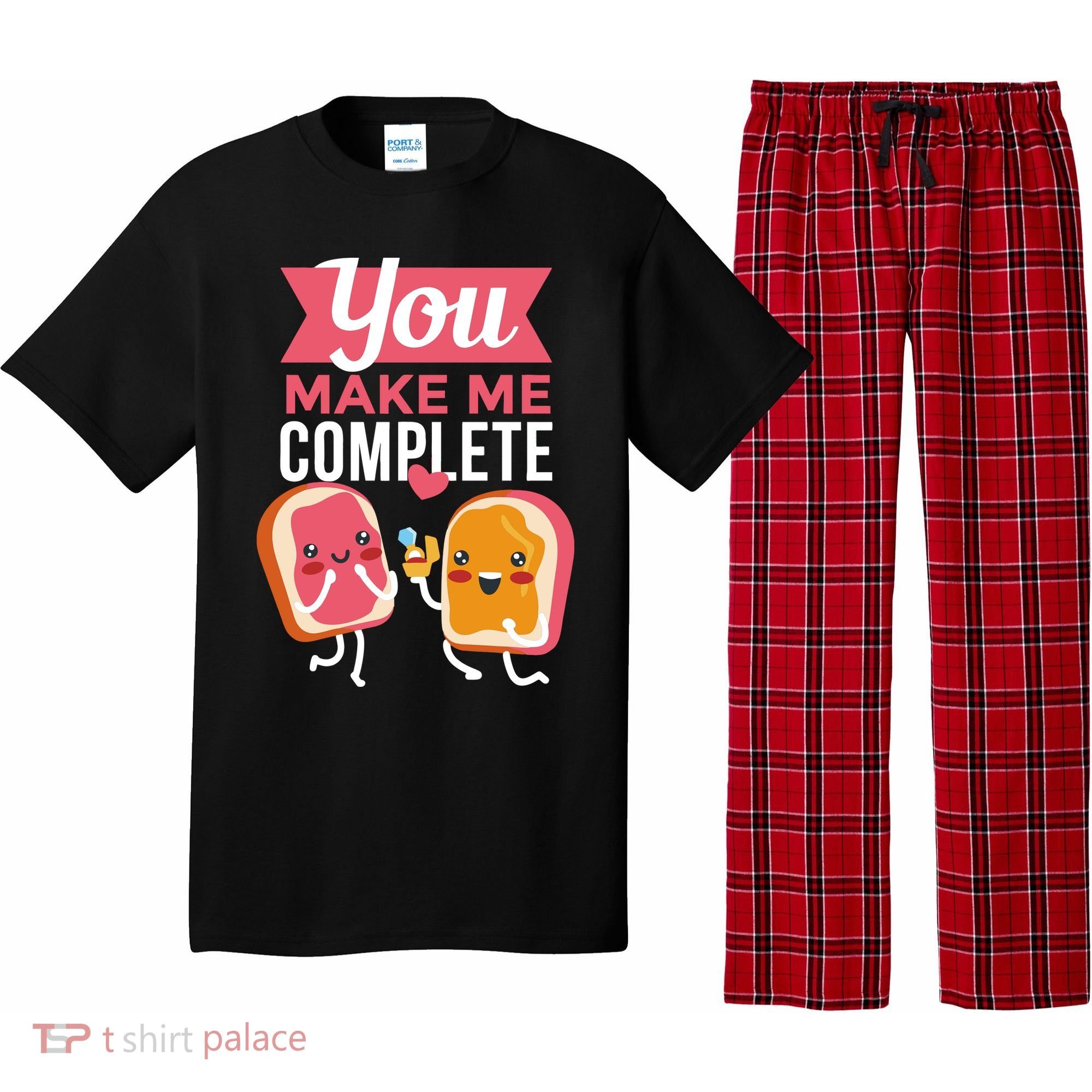 You Complete Me Peanut Butter Jelly Pajama Set