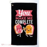 You Complete Me Peanut Butter Jelly Golf Towel thumb 0