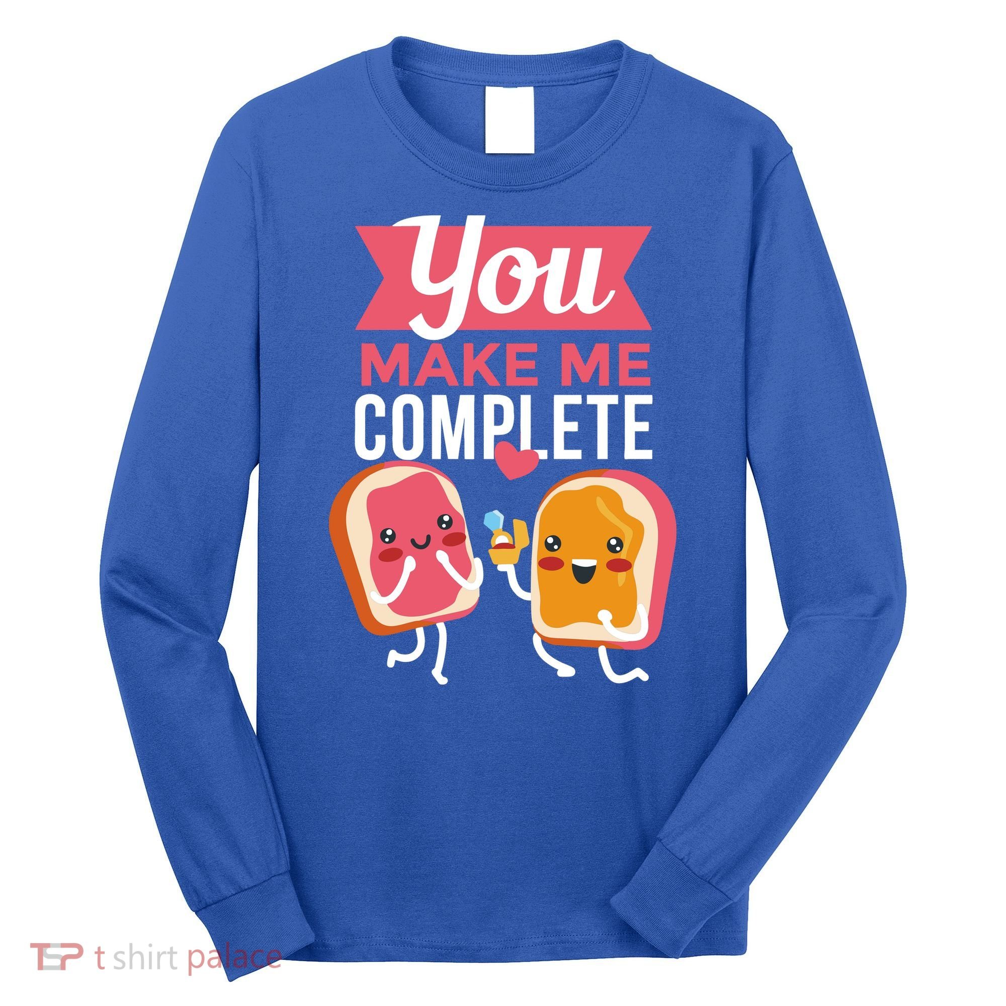 You Complete Me Peanut Butter Jelly Long Sleeve Shirt