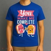 You Complete Me Peanut Butter Jelly T-Shirt thumb 3