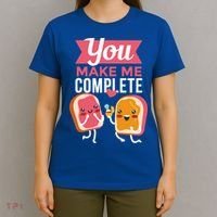 You Complete Me Peanut Butter Jelly T-Shirt thumb 4
