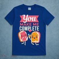 You Complete Me Peanut Butter Jelly T-Shirt thumb 5