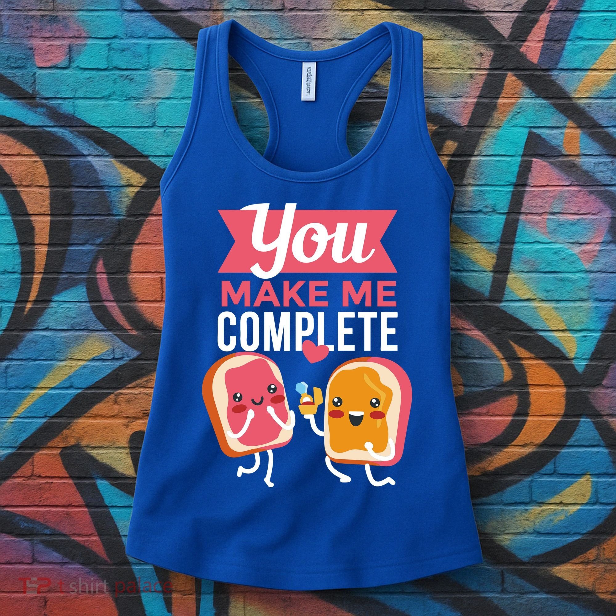 You Complete Me Peanut Butter Jelly Women's Tank Top