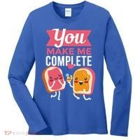 You Complete Me Peanut Butter Jelly Women's Long Sleeve Shirt thumb 0