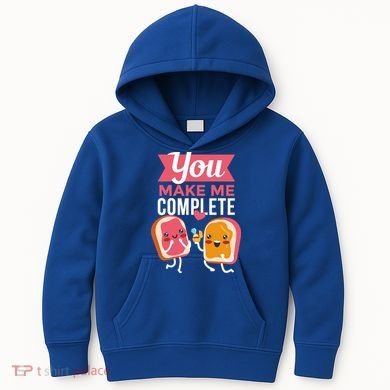 You Complete Me Peanut Butter Jelly Kids Hoodie