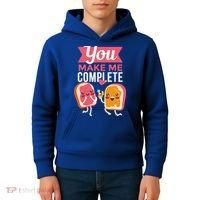 You Complete Me Peanut Butter Jelly Kids Hoodie thumb 4