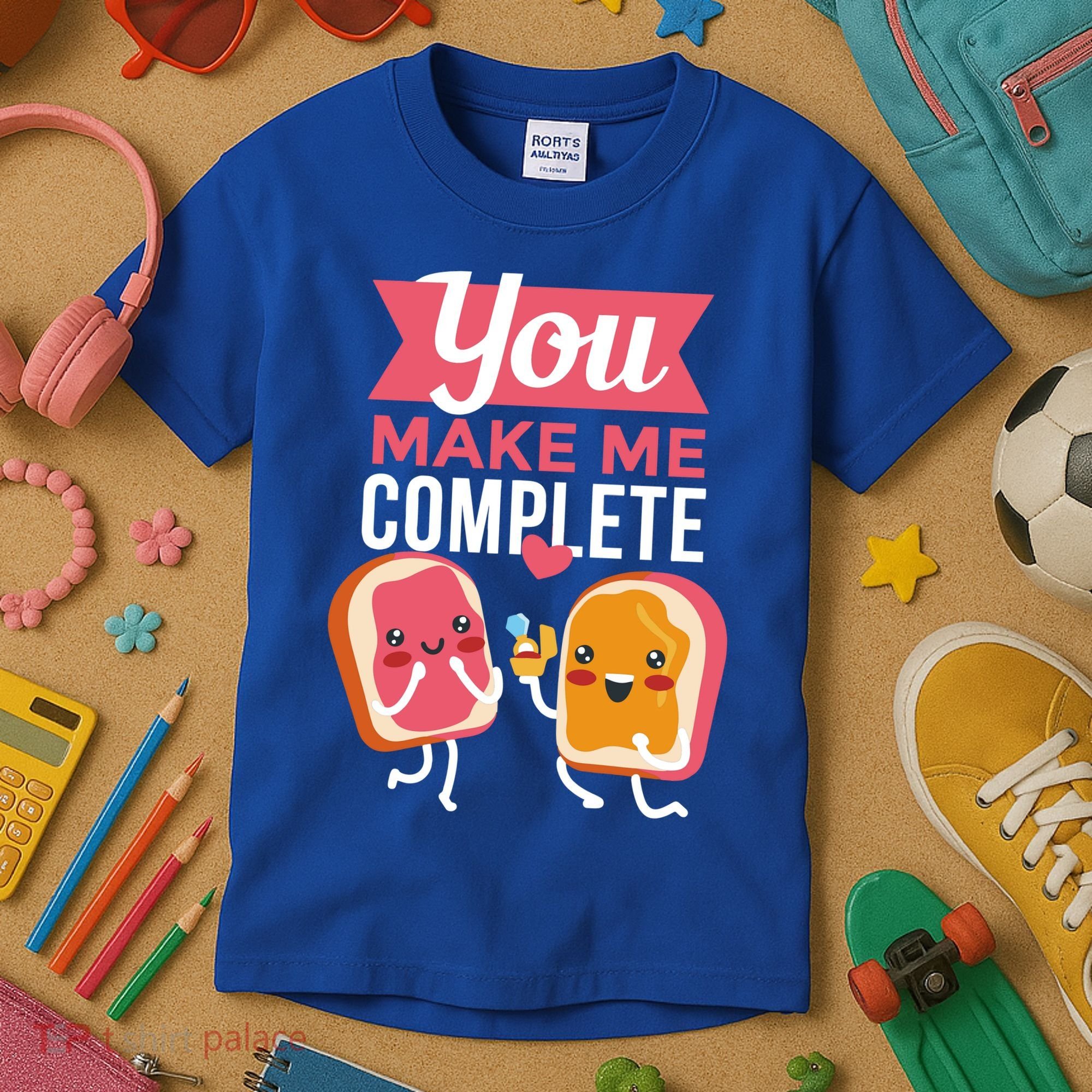 You Complete Me Peanut Butter Jelly Kids T-Shirt