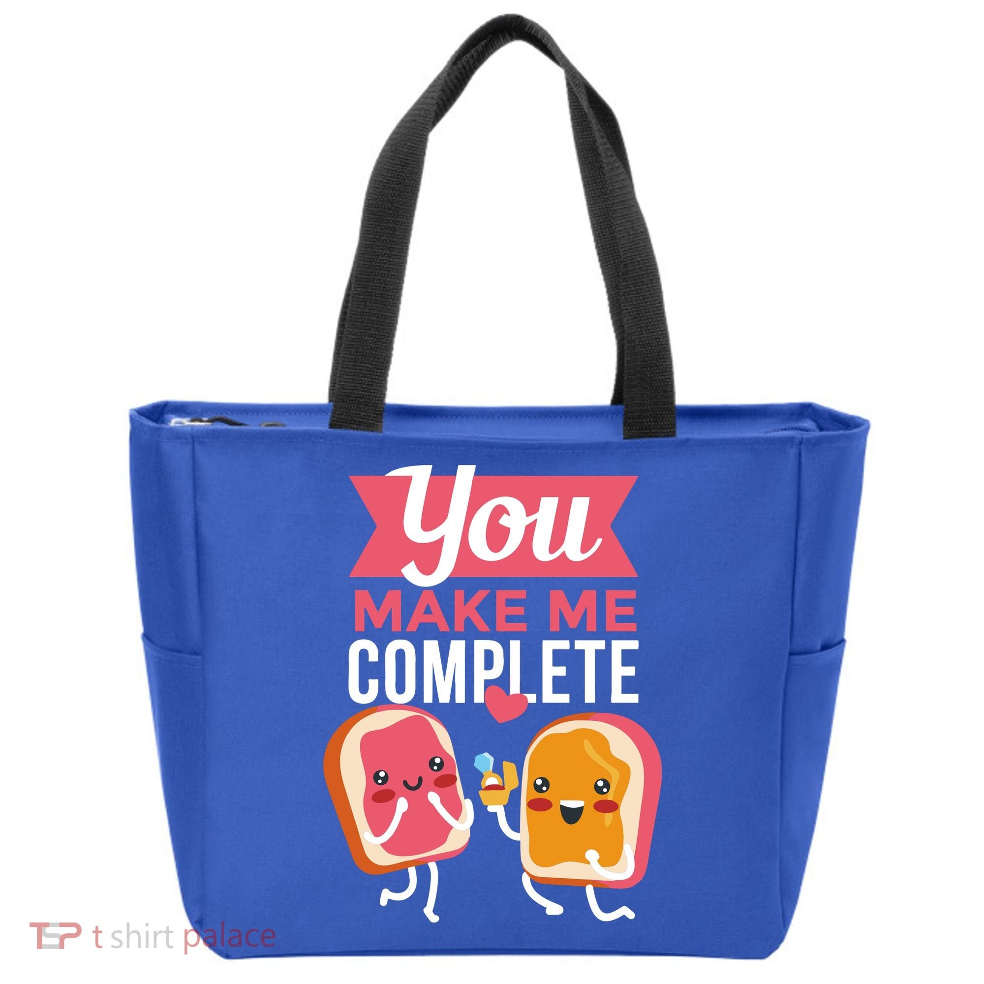 You Complete Me Peanut Butter Jelly Tote Bag