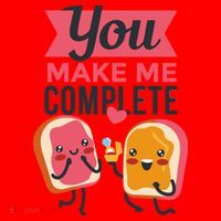 You Complete Me Peanut Butter Jelly Santa Hat thumb 1
