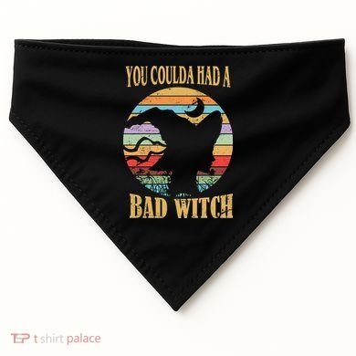 You Coulda Had A Bad Witch Halloween USA-Made Doggie Bandana