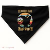 You Coulda Had A Bad Witch Halloween USA-Made Doggie Bandana thumb 0