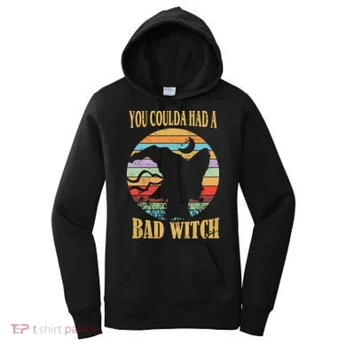 You Coulda Had A Bad Witch Halloween Women's Hoodie