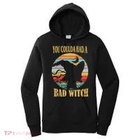 You Coulda Had A Bad Witch Halloween Women's Hoodie thumb 0